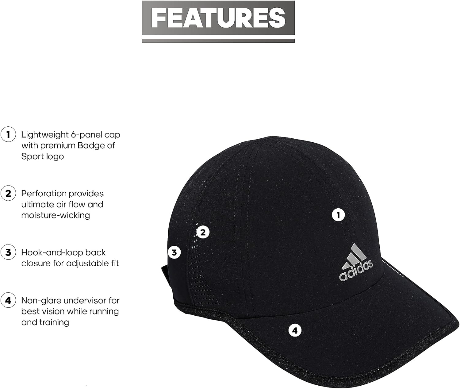 adidas Unisex-Child Superlite Relaxed Adjustable Performance Cap