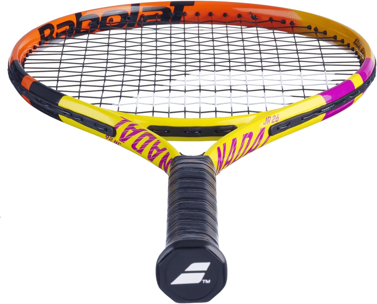 Babolat Nadal Junior Tennis Racquet (Rafa Edition) Bundled with 3 Overgrips and 3 Tennis Balls