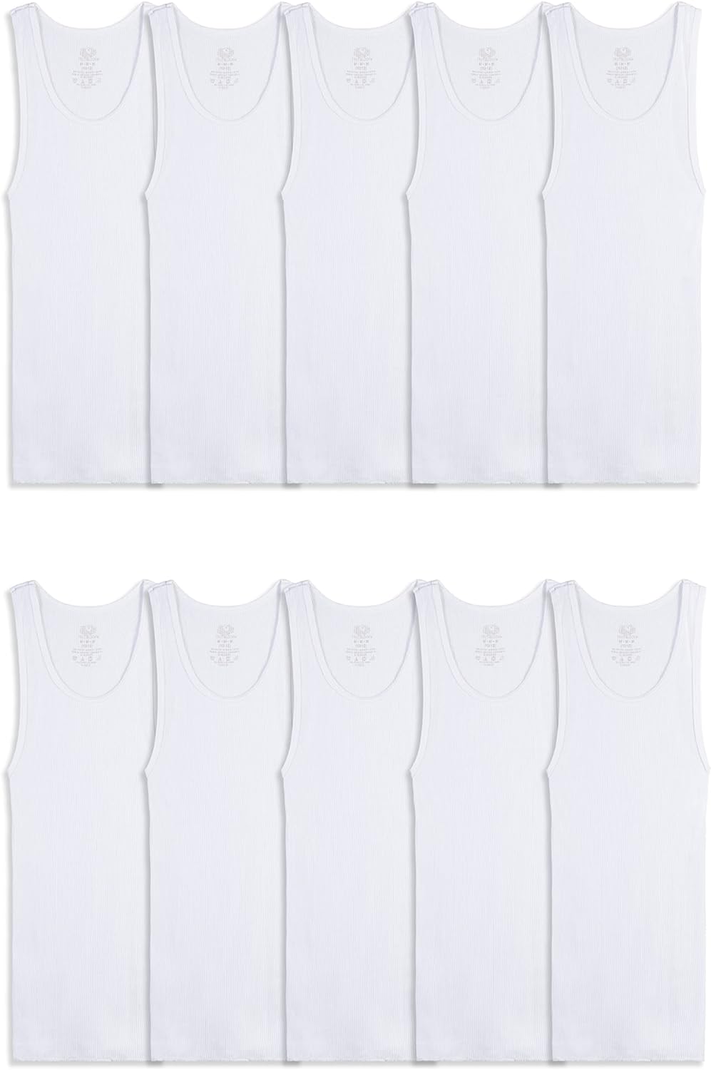 Fruit of the Loom Boys Eversoft Cotton Undershirts, T Shirts Tank Tops