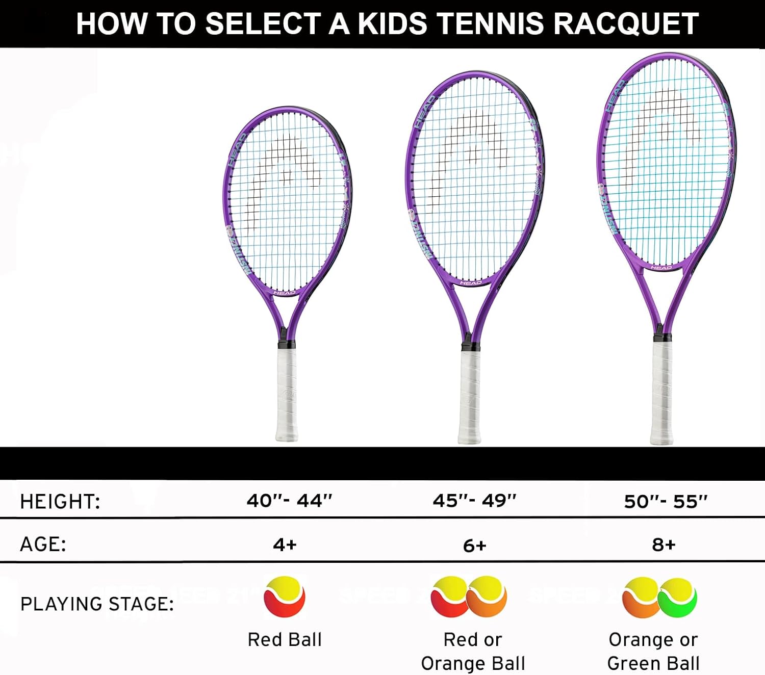 HEAD Instinct Kids Ten NIS Racquet - Beginners Pre-Strung Light Balance Jr Racket - 21