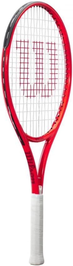 Wilson Roger Federer Pre-Strung Junior Tennis Racquet (Red/White) Bundled with a 3 Pack of Kids Training Tennis Balls