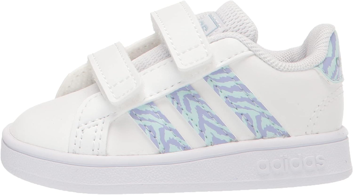 adidas Unisex-Child Grand Court Lace and Top Strap Cartoon Shoes Tennis