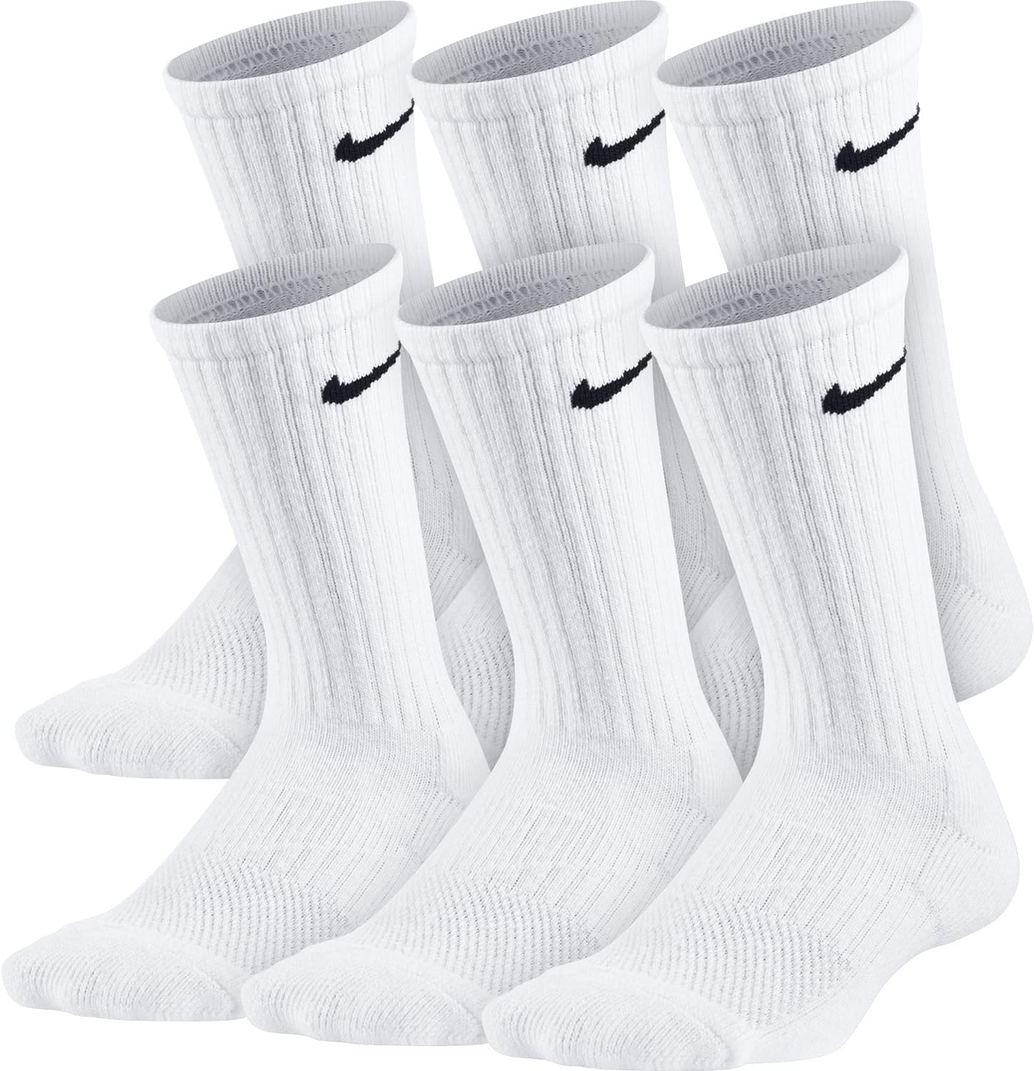 Nike Kids Everyday Cushion Crew Socks (6 Pairs)