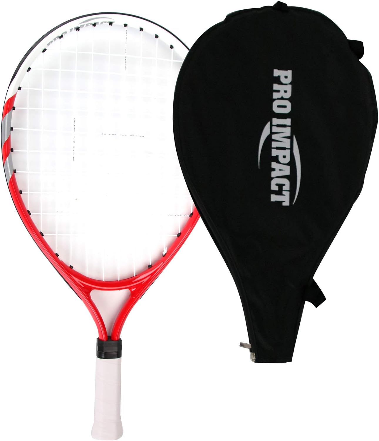 Pro Impact Adult Junior Tennis Racket for Professional Player Good Control Grip Training Speed Team Match Tennis Racquet Lightweight Shock Proof(Aluminium/Aluminium+Graphite/100% Graphite) Full Size