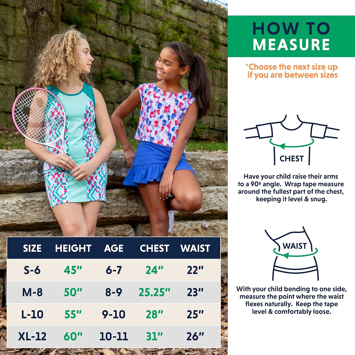 STC Girls Tennis Dresses and Golf Outfit Sleeveless Kids Athletic Sports Skirts with Shorts and Built in Pockets