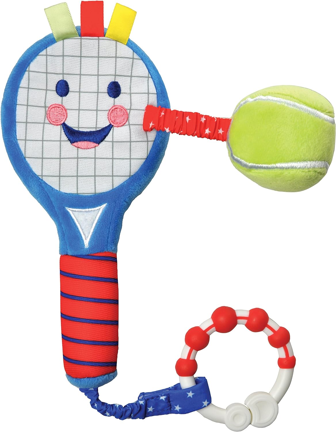 Tennis Racket | Suitable from Birth to 2 Years | Your First Tennis Racket | to Inspire and Play with | Extra Sensory Features for Babies | Part of The LITTLE SPORT STAR Baby Collection