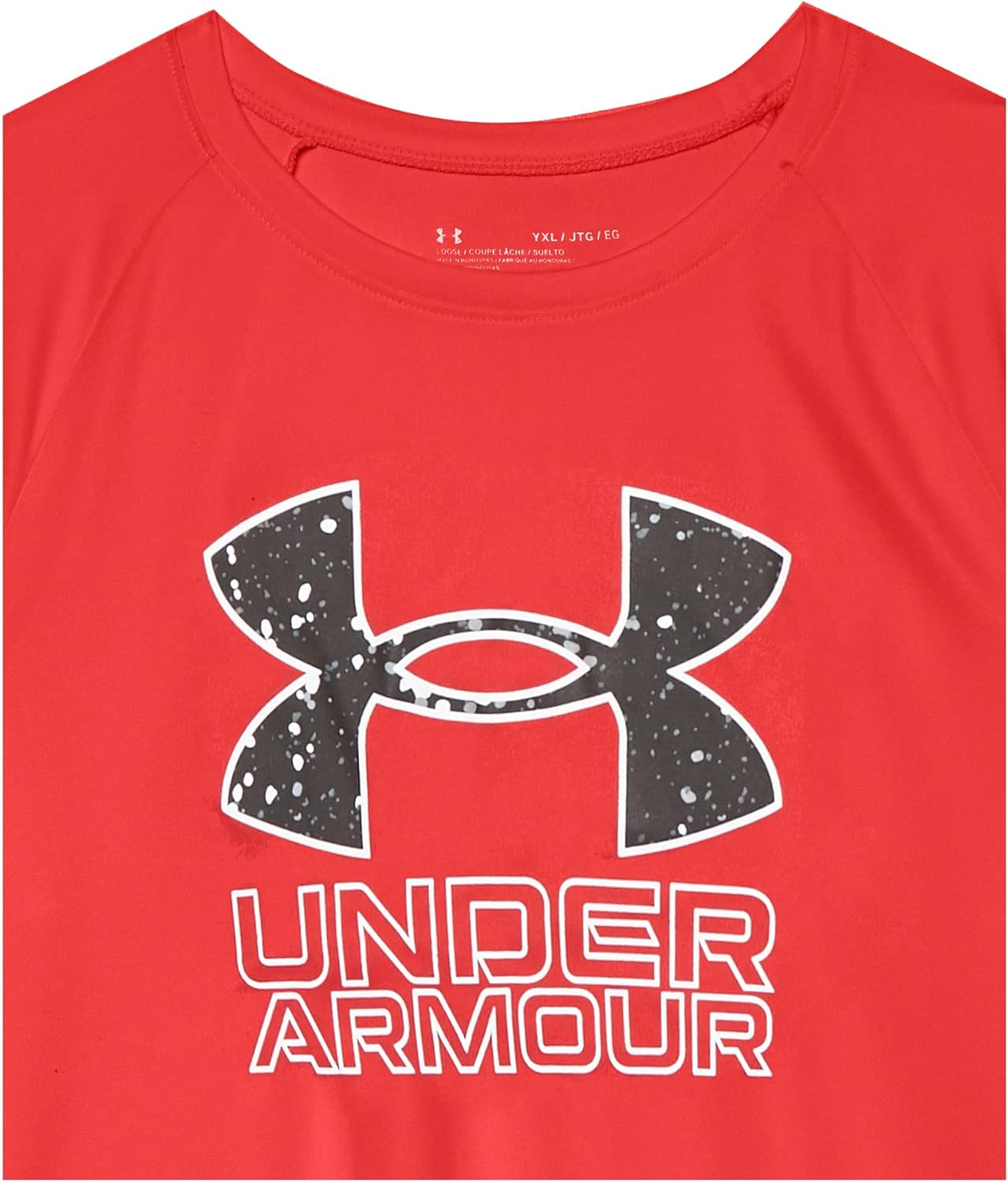 Under Armour Boys Tech Hybrid Printed Fill Short-Sleeve T-Shirt