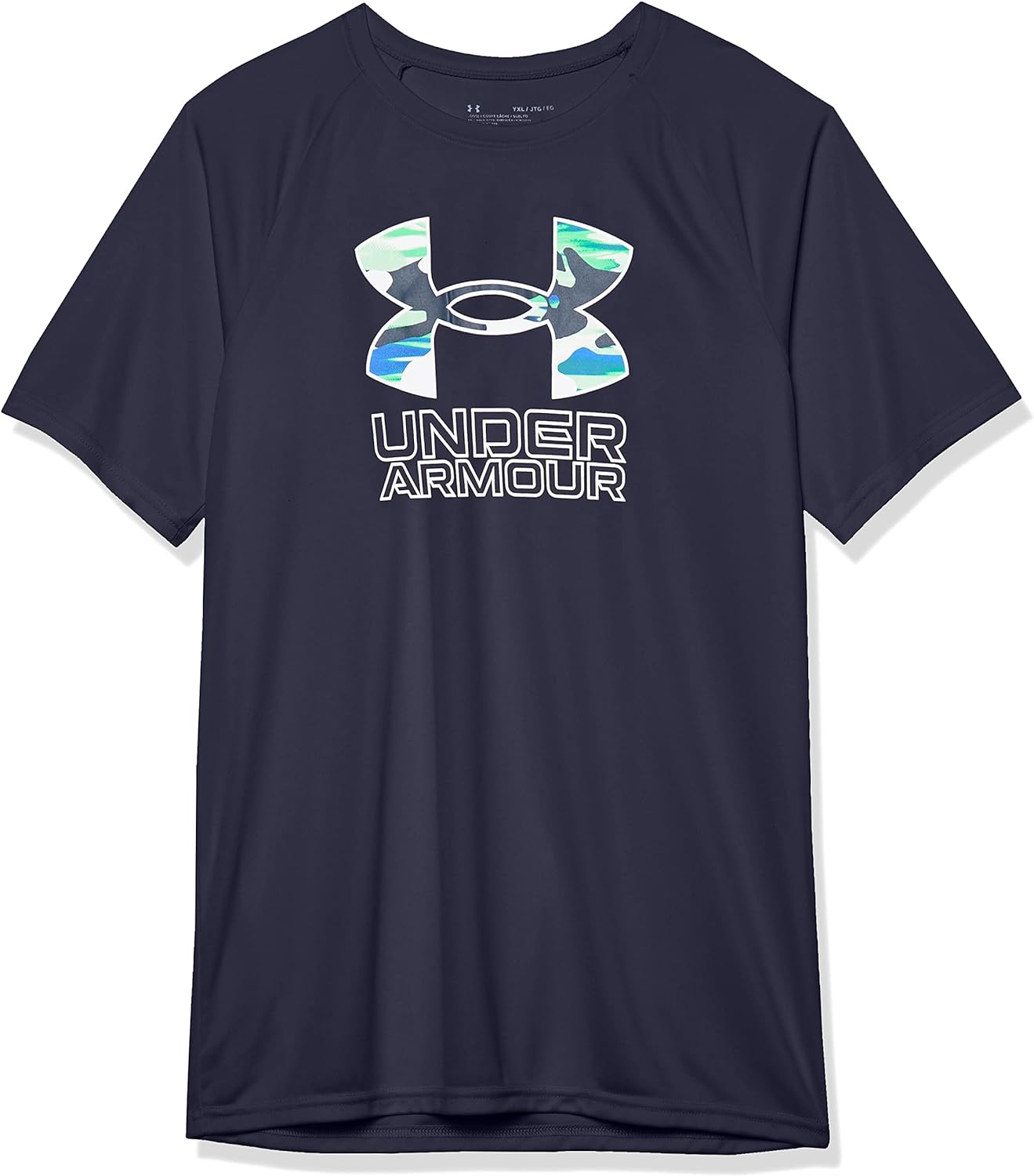 Under Armour Boys Tech Hybrid Printed Fill Short-Sleeve T-Shirt