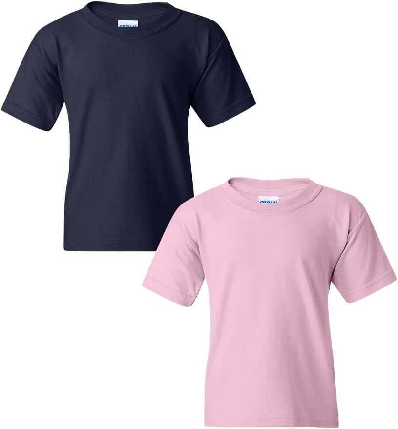 Gildan Youth Heavy Cotton T-Shirt, Style G5000B, 2-Pack