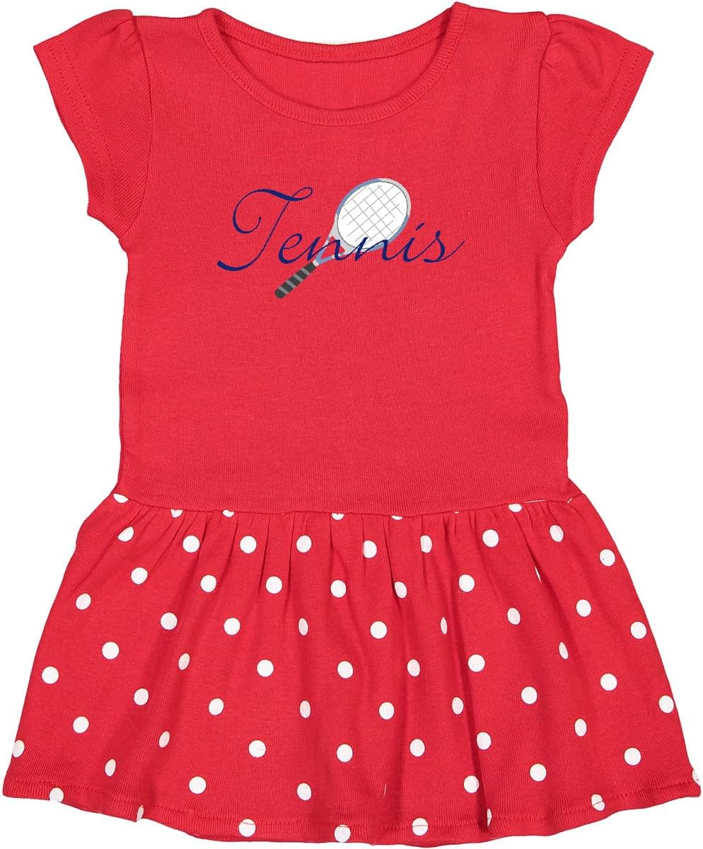 inktastic Tennis Sports Racquet Toddler Dress