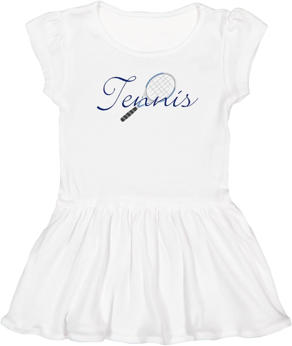 inktastic Tennis Sports Racquet Toddler Dress