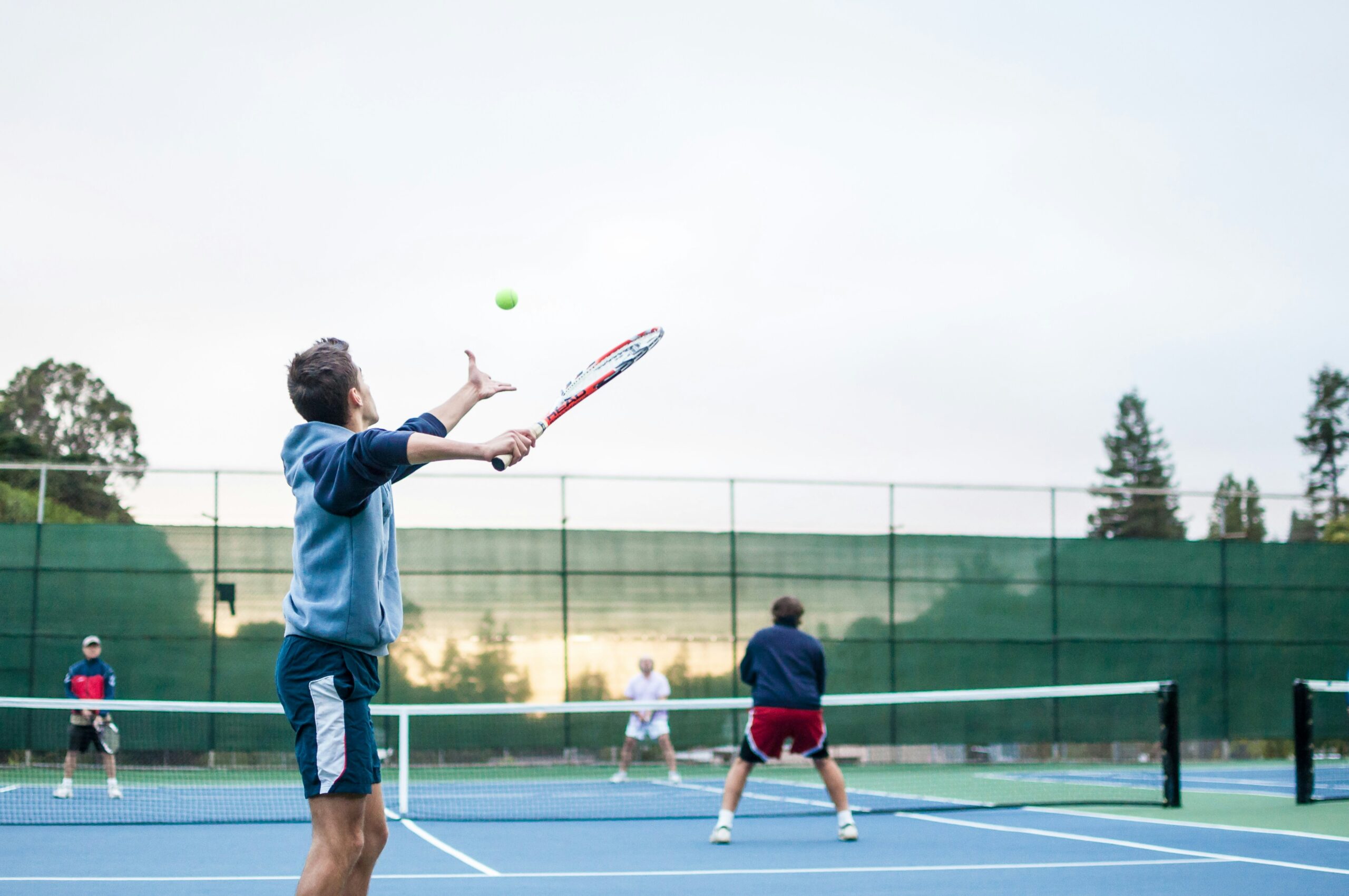 doubles tennis