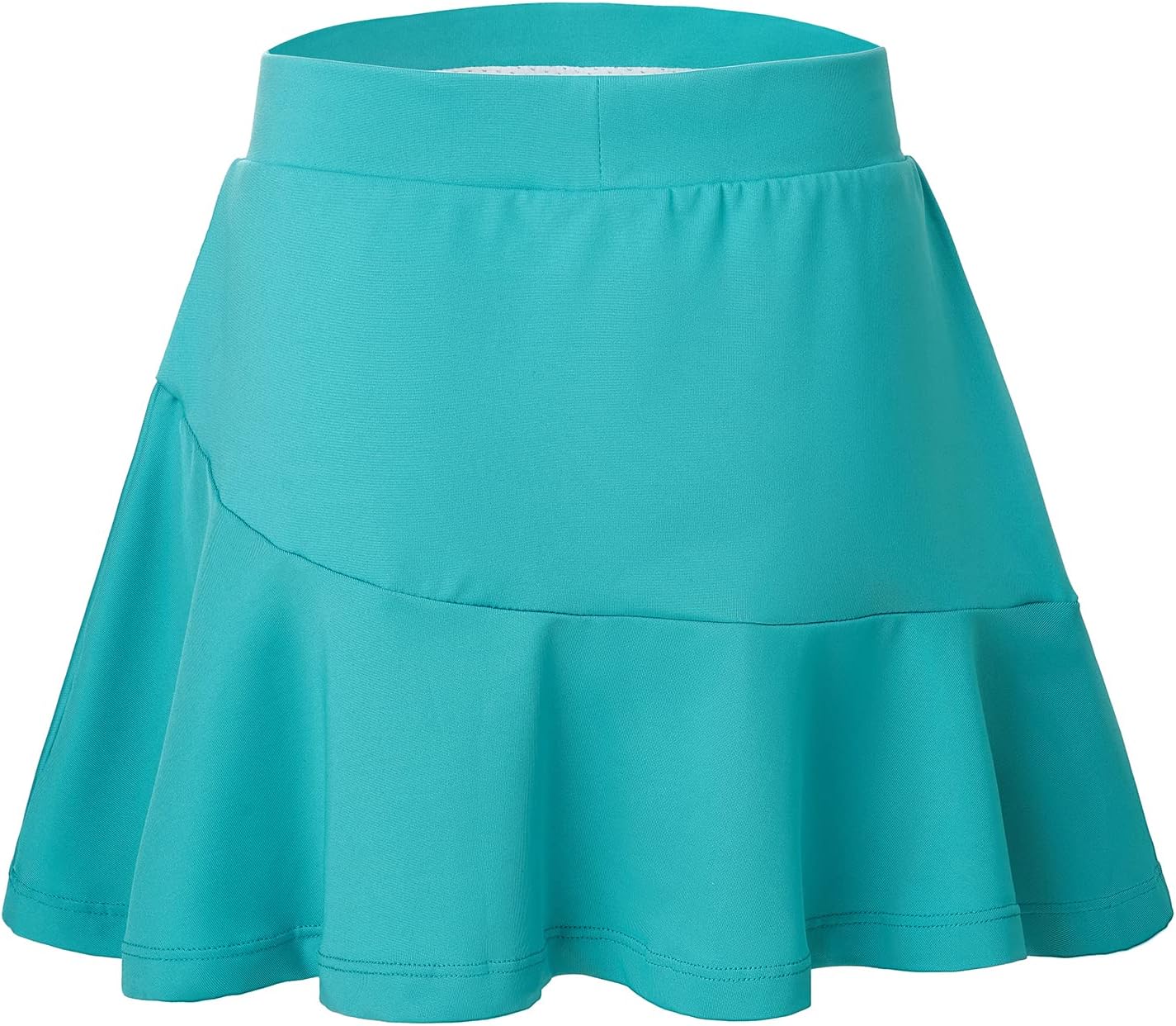 MERIABNY Girls Tennis Skirt with Built-in Shorts Athletic Skort for Golf Running, 6-12 Years Old