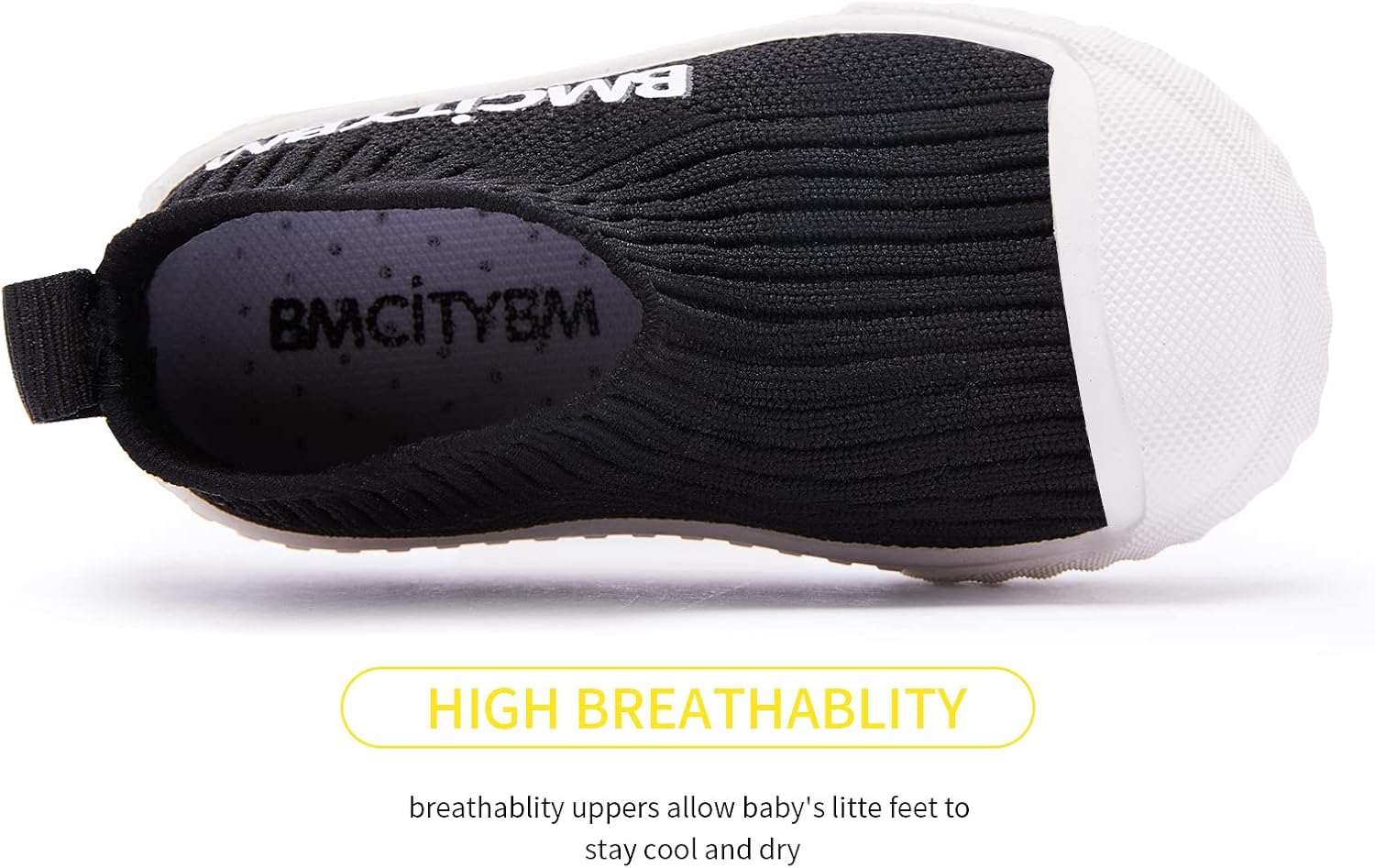 BMCiTYBM Baby Sneakers Girls Boys Lightweight Breathable Mesh First Walkers Shoes 6-24 Months