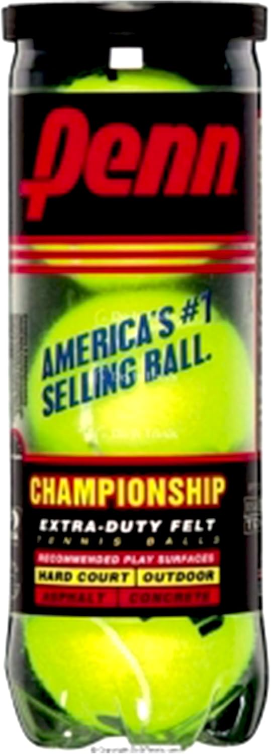 Penn Championship Tennis Balls - Extra Duty Felt Pressurized Tennis Balls