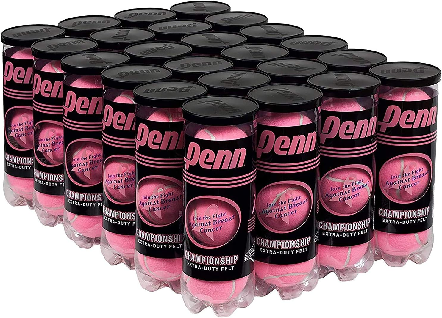 Penn Pink Championship Extra Duty Tennis Ball Can