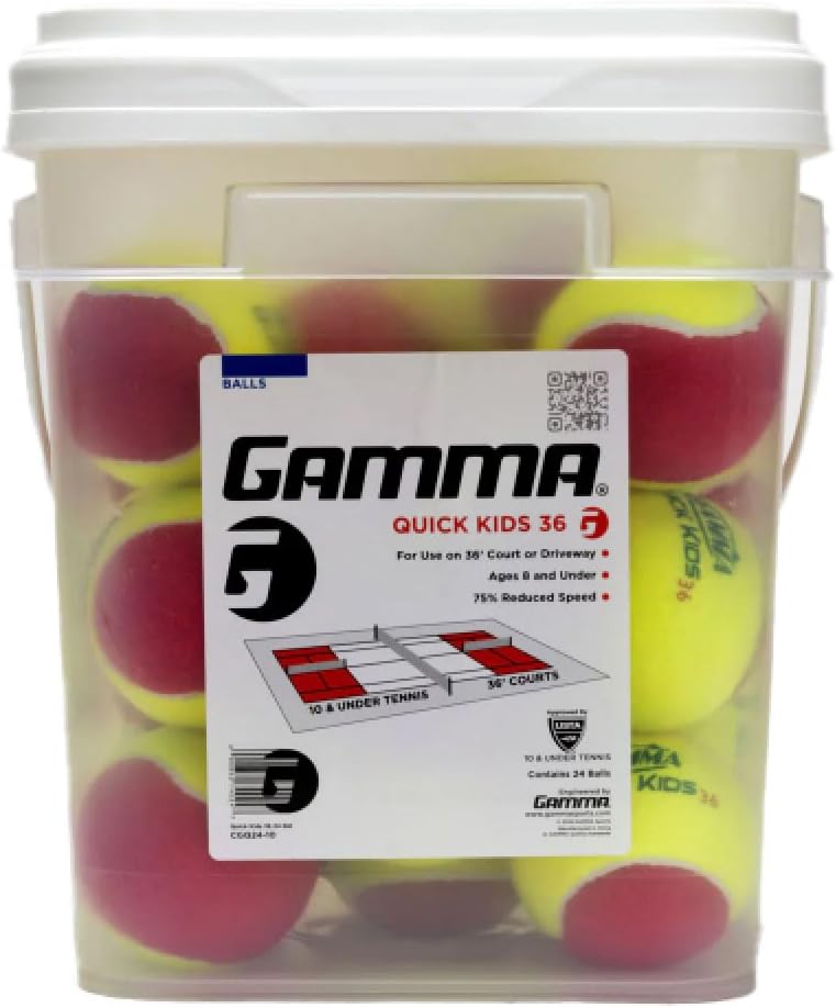 GAMMA Quick Kids 36 Training Tennis Balls Review