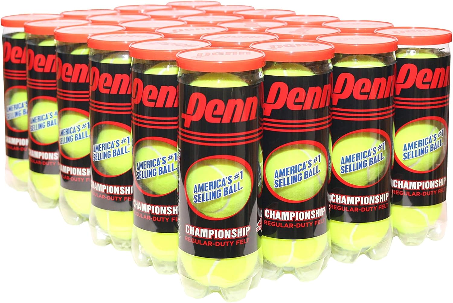 Penn Championship Tennis Balls - Regular Duty Felt Pressurized Tennis Balls