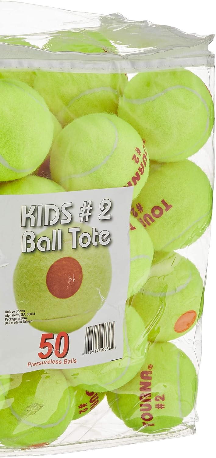 Tourna Orange Dot Low Compression Transition Tennis Balls