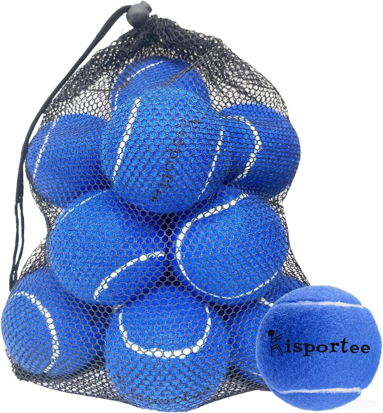 Tennis Balls, 12 Pack Advanced Tennis Ball Practice Balls, Tennis Balls for Dog, Come with Mesh Bag for Transport, Good for Beginner Training Tennis Ball