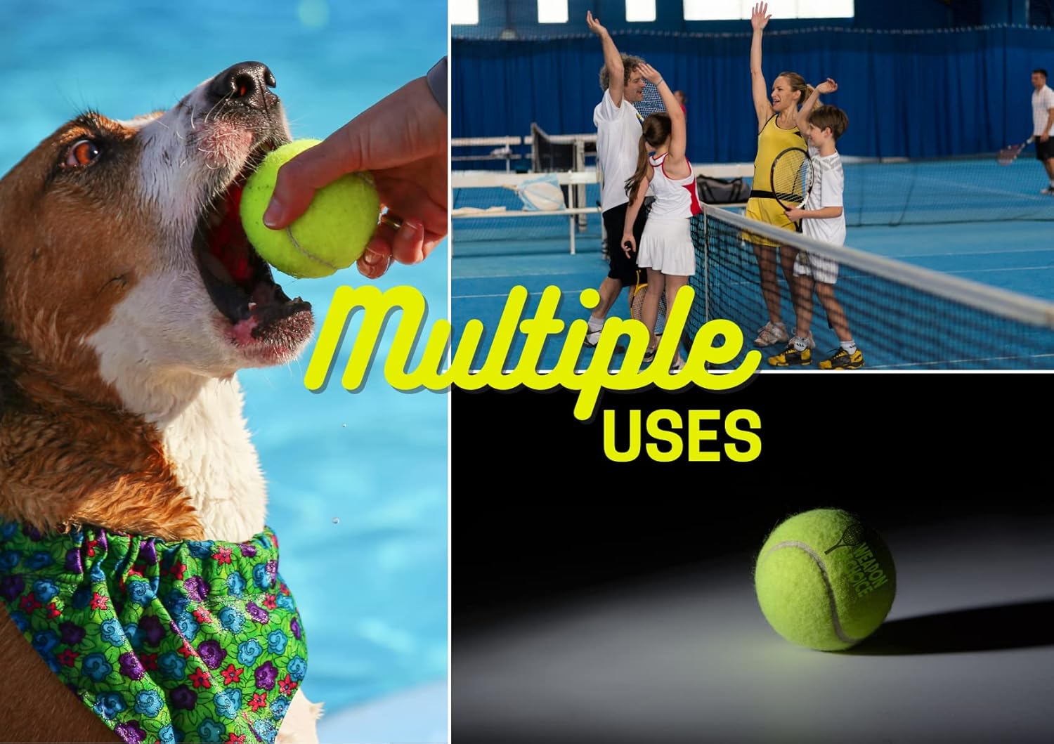 Tennis Gifts, Set of 3 Unique Tennis Balls with Gift Package, Perfect for Tennis Teammate, Partners - Men/Boys