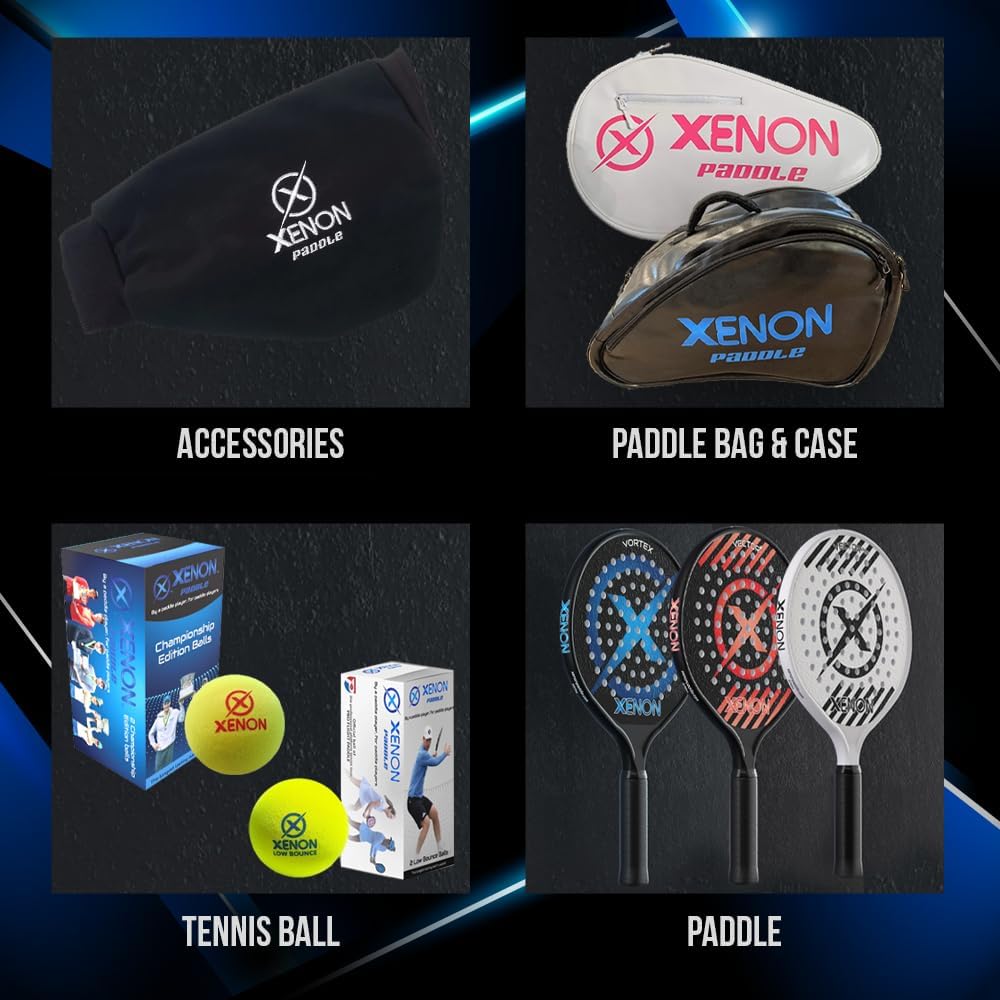 Platform Tennis Balls by Xenon, Bright Yellow for High Visibility, Superb Durability, APTA Approved, 2 Balls per Sleeve